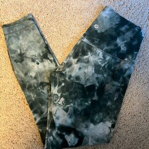 lululemon athletica Tie-Dye Leggings - Forest Green